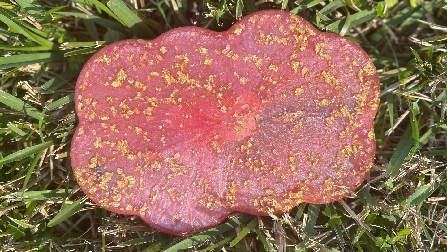 RADIATE POSITIVITY in a Pink Cloud Rolling Tray